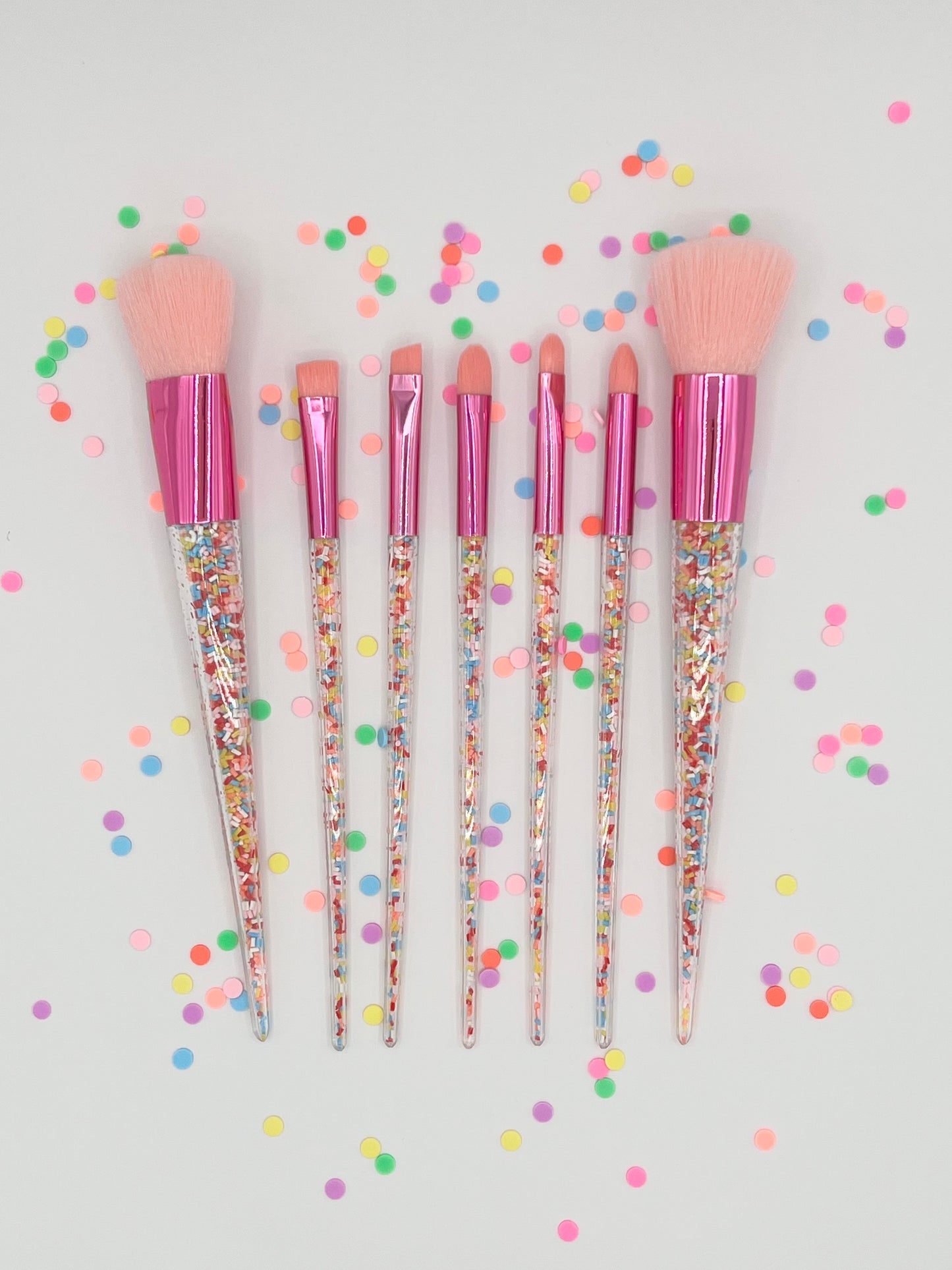 Birthday Sprinkle Makeup Brushes
