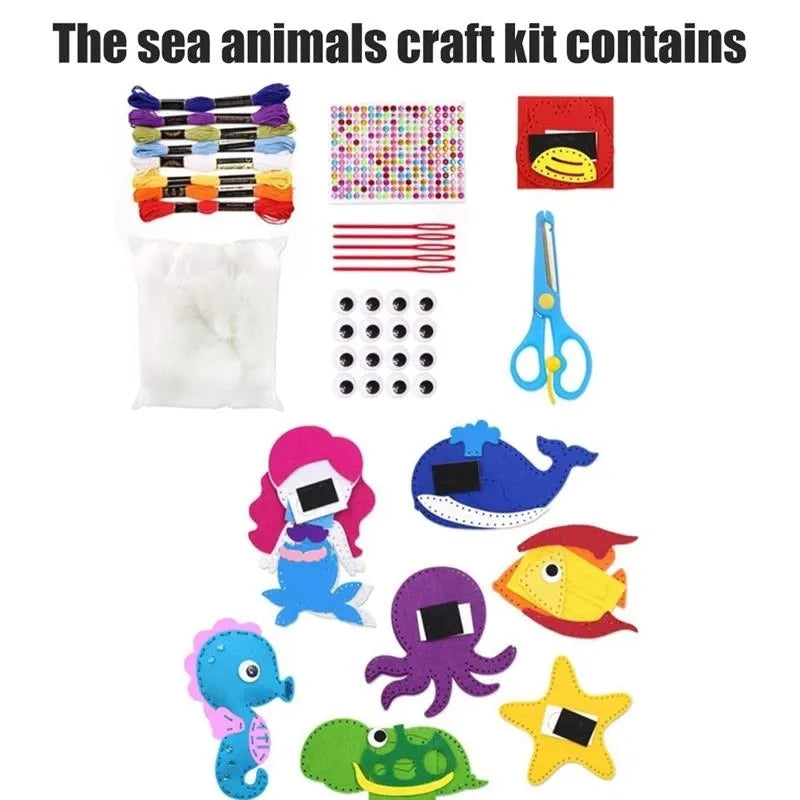 Felt Under The Sea Sewing Kit